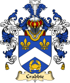 Scottish Family Coat of Arms (v.25) Crab or Crabbie