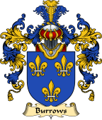 English Family Coat of Arms (v.25) Burrows