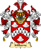 Welsh Family Coat of Arms (v.25) Milborne (of Herefordshire)