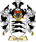 Welsh Family Coat of Arms (v.25) Gollwyn (AB EDNYWAIN, Lord of Bryn)