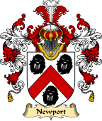 Welsh Family Coat of Arms (v.25) Newport (Sir Richard, Shropshire, Knighted 1560)