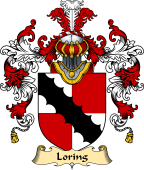 English Family Coat of Arms (v.25) Loring