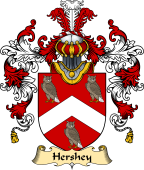 English Family Coat of Arms (v.25) Hersey or Hershey