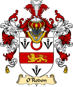 Irish Family Coat of Arms (v.25) O'Rodon or Rodden