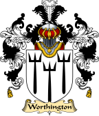 English Family Coat of Arms (v.25) Worthington