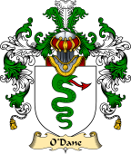 Irish Family Coat of Arms (v.25) O'Dane