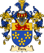 English Family Coat of Arms (v.25) Davy