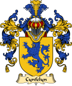 Welsh Family Coat of Arms (v.25) Cynfelyn (AP DOLFFIN)