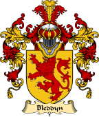 Welsh Family Coat of Arms (v.25) Bleddyn (AP CYNFYN -Prince of Powys)