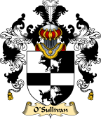 Irish Family Coat of Arms (v.25) O'Sullivan (Beare)