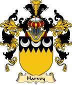 Irish Family Coat of Arms (v.25) Harvey or Hervey