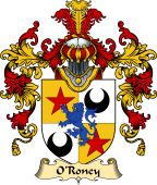 Irish Family Coat of Arms (v.25) O'Roney or Rooney I