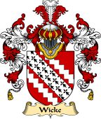 English Family Coat of Arms (v.25) Wicke