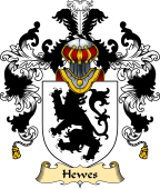 English Family Coat of Arms (v.25) Hewes or Hues