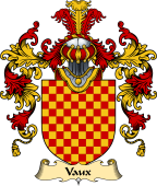 English Family Coat of Arms (v.25) Vaux