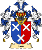 English Family Coat of Arms (v.25) Lane