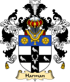 English Family Coat of Arms (v.25) Harman