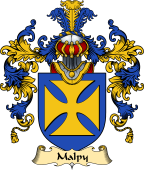 English Family Coat of Arms (v.25) Malpy