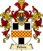 English Family Coat of Arms (v.25) Delves