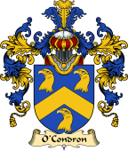 Irish Family Coat of Arms (v.25) O'Condron or Conran