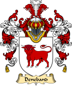 Welsh Family Coat of Arms (v.25) Deneband (or DENEBAUD, of Gwent)