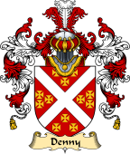 Irish Family Coat of Arms (v.25) Denny