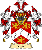 English Family Coat of Arms (v.25) Pepper