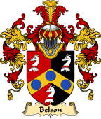 English Family Coat of Arms (v.25) Belson