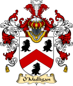 Irish Family Coat of Arms (v.25) O'Mulligan