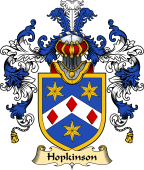 English Family Coat of Arms (v.25) Hopkinson