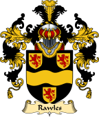 English Family Coat of Arms (v.25) Rawles