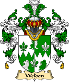 Irish Family Coat of Arms (v.25) Weldon