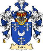 English Family Coat of Arms (v.25) Flory or Fleury