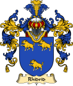 Welsh Family Coat of Arms (v.25) Rhidrid (AB YNYR, AP JONAS AP GRONWY)