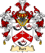 English Family Coat of Arms (v.25) Burt