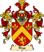 Welsh Family Coat of Arms (v.25) Rhys (AP MAREDUDD AB OWAIN)