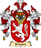 English Family Coat of Arms (v.25) Brinton