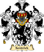 English Family Coat of Arms (v.25) Kendrick