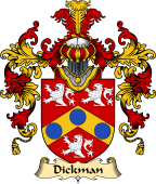 English Family Coat of Arms (v.25) Dickman