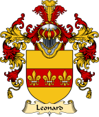 English Family Coat of Arms (v.25) Leonard