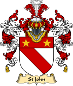 Welsh Family Coat of Arms (v.25) St John (of Fon-mon, Glamorgan)