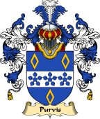 English Family Coat of Arms (v.25) Purvis