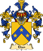 Welsh Family Coat of Arms (v.25) Elian (GEIMIAD, Saint)