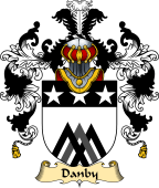 English Family Coat of Arms (v.25) Danby