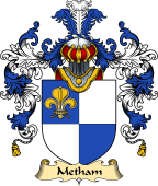 English Family Coat of Arms (v.25) Metham