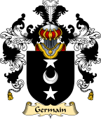 English Family Coat of Arms (v.25) Germain or Germyn