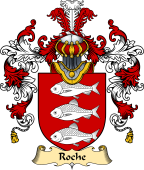 Welsh Family Coat of Arms (v.25) Roche (of Pembrokeshire)