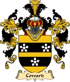 English Family Coat of Arms (v.25) Coward