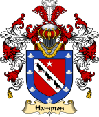 Welsh Family Coat of Arms (v.25) Hampton (mayor of Beaumaris, Anglesey)