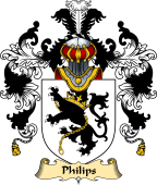 English Family Coat of Arms (v.25) Philips or Phillips